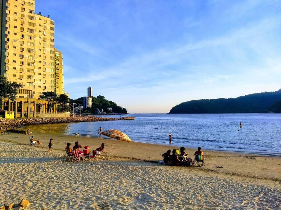 Apto Aconchegante Sao Vicente Perto Da Praia Bagian luar foto